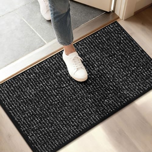 BEQHAUSE Dirt Trapper Door Mat 17" x 30", Non-Slip Doormats by BEQHAUSE