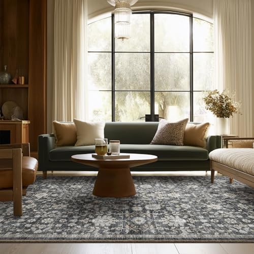 Machine Washable Rugs for Living Room: 6x9 Area Rugs for Bedroom - Image 2