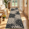 HEBE Washable Hallway Runner Rug 2x8, High-Low Textured Kitchen Rug Runner by HEBE