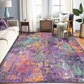 RELEANY Washable 5'x7' Abstract Area Rug by RELEANY