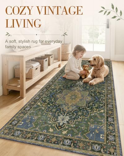 OLANLY 2x8 Washable Runner Rug, Soft Non Slip Carpet - Image 3