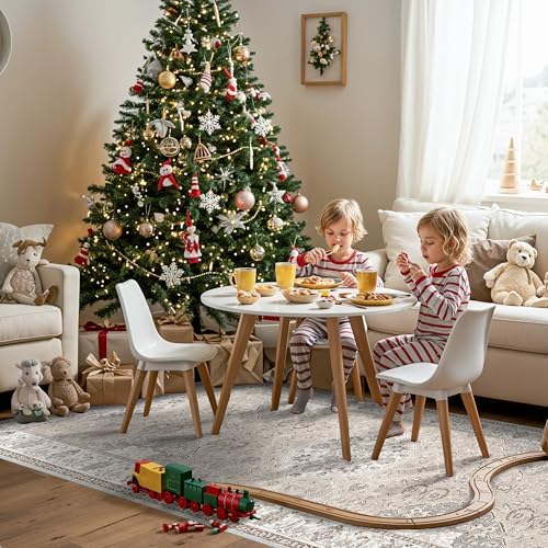 4x10 Hallway Wide Runner Rug: Washable Oriental Soft Area Rug - Image 4