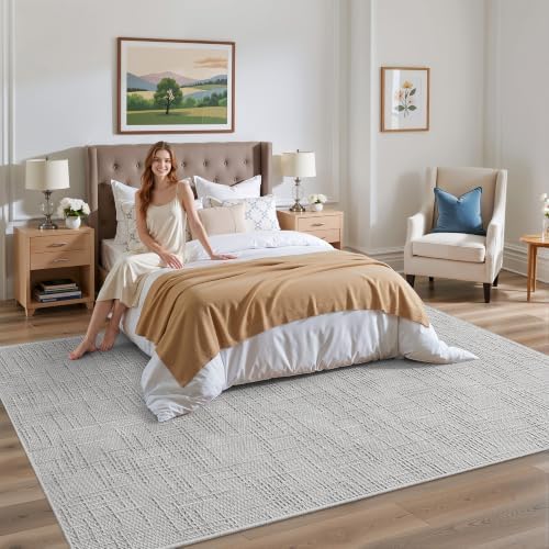 Valenrug Washable Rugs 5x7, High-Low Pile Area Rugs - Image 3