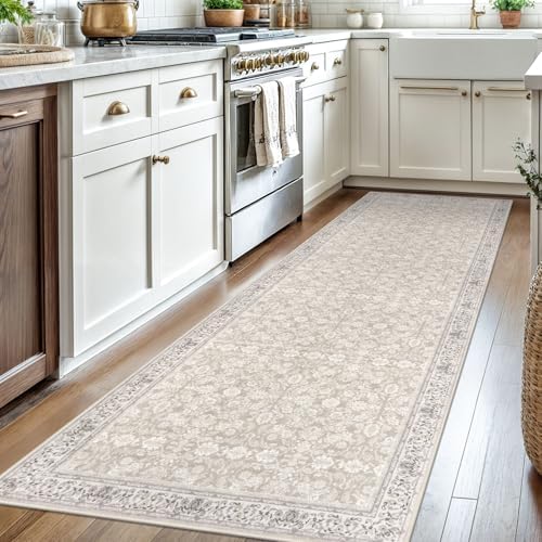SIILOOM 3x8 Washable Runner Rug, Non Slip Soft Area Rug - Image 3