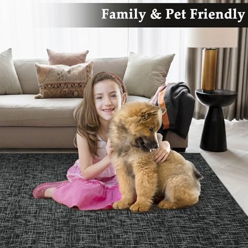 Garvee Washable Rugs 8x10 Solid Color Area Rugs - Image 4
