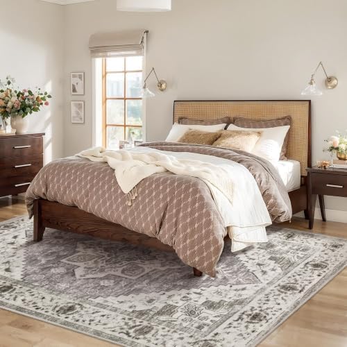 SERISSA 8x10 Washable Non Slip Boho Area Rug - Image 6