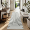2x6 Runner Rug Washable Runner for Hallway Kitchen by LatteFog
