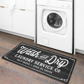 KOZYFLY Laundry Room Rug Runner 20"x31" Non Slip Kitchen Rugs Washable Laundry by KOZYFLY