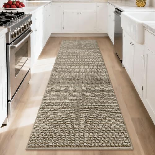 BEQHAUSE Hallway Runner Rugs 2x7, Hallway Rug Washable, Light Beige - Image 6