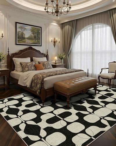 8x10 Area Rugs for Living Room Modern Washable Rug - Image 3