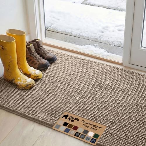 GORILLA GRIP SoakSTOPPER Indoor Door Mat by GorillaGrip