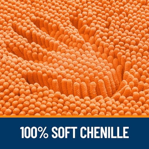 OLANLY Large Bathroom Rugs 47x32, Extra Soft Absorbent Chenille Bath Rugs - Image 3