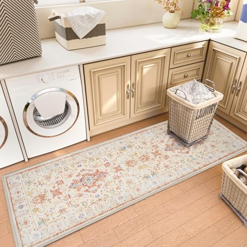 AREDO Runner Rug with Non Slip Rubber Backing 2' * 6', Washable Soft Floor - Image 6