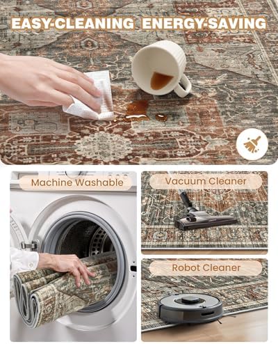 Runner Rug 2x10, Washable Rugs for Entryway Rug - Image 7