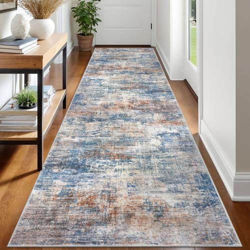 IOHOUZE Abstract Runner Rug 3x12 Ft Washable Runners by iOhouze
