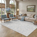 HUGEAR 6x9 Blue Neutral Area Rugs Washable Rug Carpet by HUGEAR