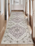 SERISSA 2'6"x8' Washable Non Slip Boho Runner Rug by SERISSAHomeDecorCollection