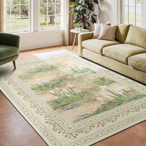 Lessymo 5 x 7 Washable Area Rugs - Image 2