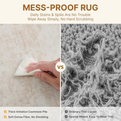 8x10 Area Rugs Washable Abstract Rug - Image 3