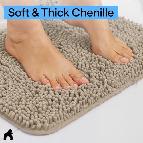 GORILLA GRIP Chenille Bath Rug Mat - Image 5