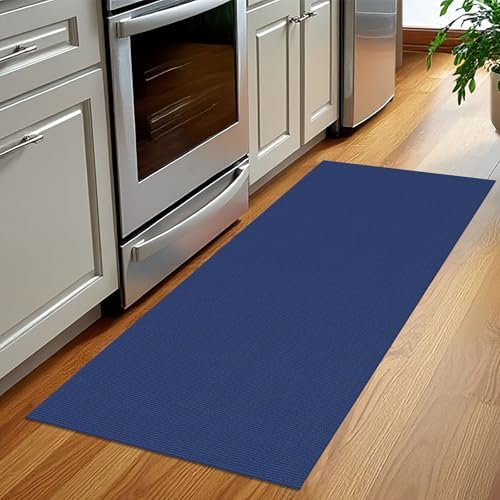 KOZYFLY 2x5 Runner Rug, Washable Non Slip Kitchen Hallway Rug, Royal Blue - Image 2