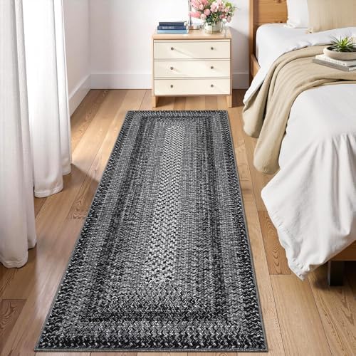 RUGSREAL 3x8 Hallway Runner Rug Washable Boho Kitchen Living Room Runners - Image 2