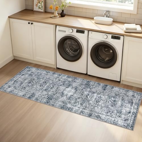 Joydeco 2x5 Hallway Runner Rug, Boho Vintage Washable Rugs - Image 2