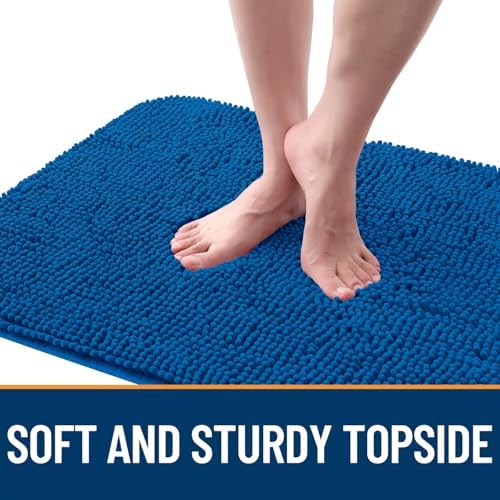 OLANLY Dog Door Mat for Muddy Paws 70x46, Super Absorbent Chenille Mud Mat - Image 4