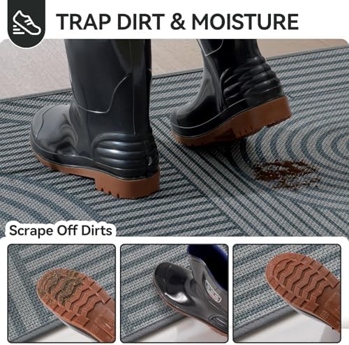 Door Mat Indoor Entrance Front Washable Entry Mat - Image 2