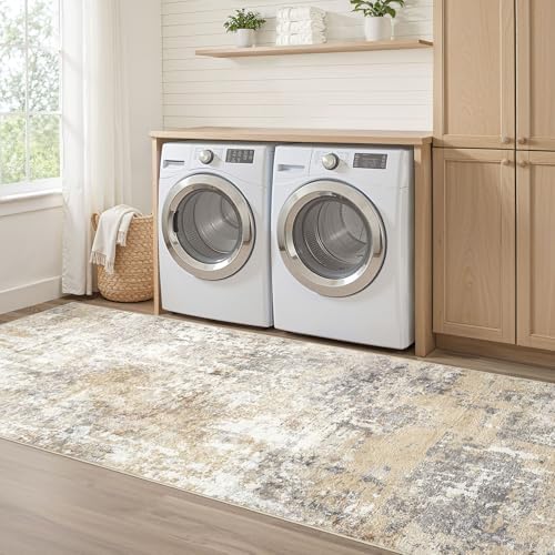 LOONGRUG Runner Rug 3x10 Washable Non-Slip Kitchen Neutral Modern Rug - Image 7