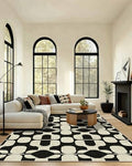 8x10 Area Rugs for Living Room Modern Washable Rug by LatteFog