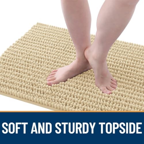 OLANLY Dog Door Mat for Muddy Paws 24x16, Ultra-Absorbent Chenille Mud Mat - Image 3