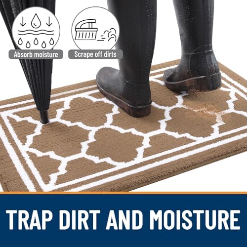 Buganda Indoor Door Mat, Dirt-Resistant and Absorbent Doormat, Low Profile - Image 2