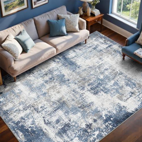 6x9 Ft Abstract Washable Area Rugs by Cuzwlovita