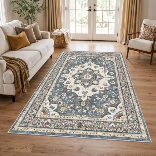TOPRUUG Area Rugs 5x8: Washable Oriental Rug - Image 3