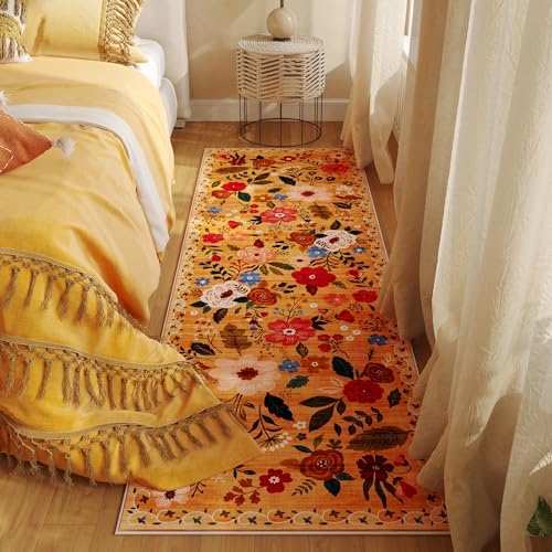 Rugcomf Runner Rug 2'7"x8' Washable - Image 5