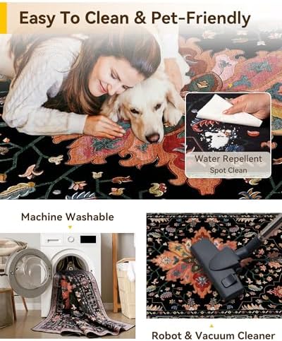 RELEANY Washable Area Rug - Image 6