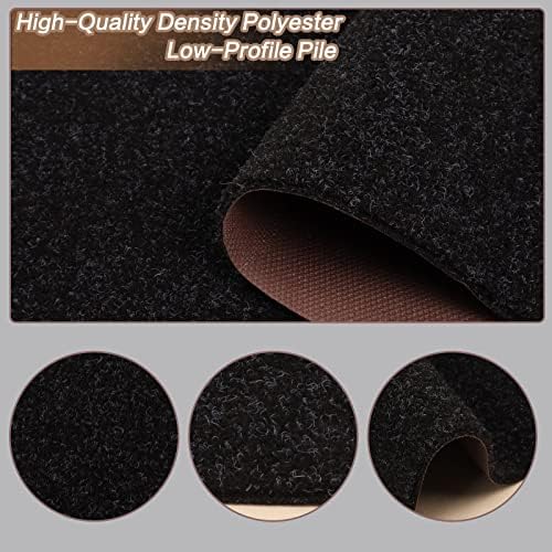 3' x 11' Runner Rugs with Rubber Backing, Indoor Outdoor Utility Carpet Runner - Image 2