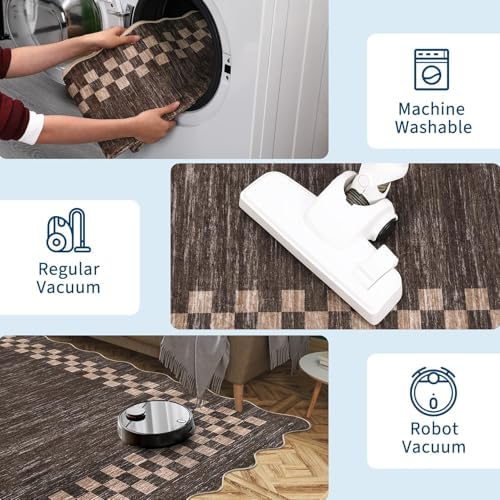 Garvee Scalloped Washable Rug 8x10 Area Rugs - Image 5