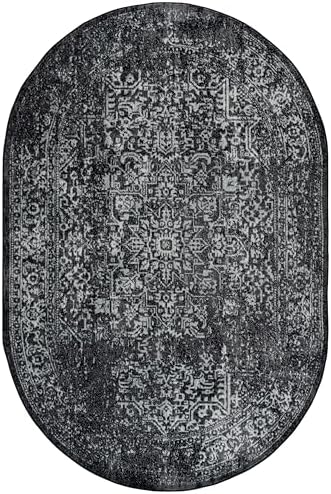 SAFAVIEH Evoke Oval Rug 6x8 - Image 3