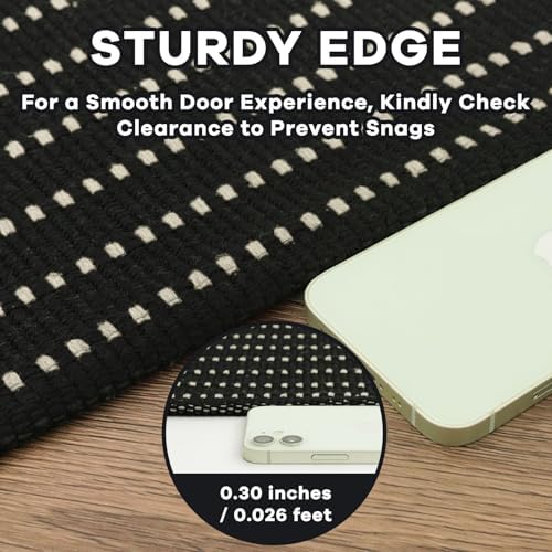 EARTHALL Washable Entryway Rug, Non Slip Doormat, 2x3 Ft - Image 2