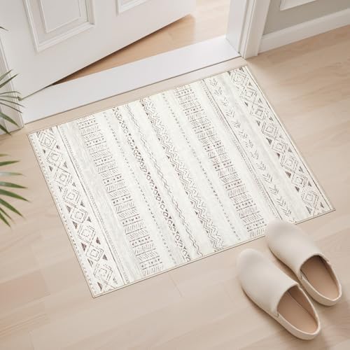 cotiled Washable 2x3 Entryway Rugs: Boho Moroccan Soft Small Rug - Image 5