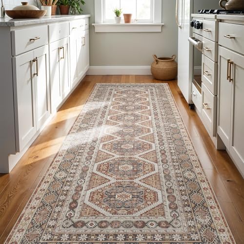 3x8 Runner Rug Kitchen Washable: Non-Slip Carpet Runner by Ksrau