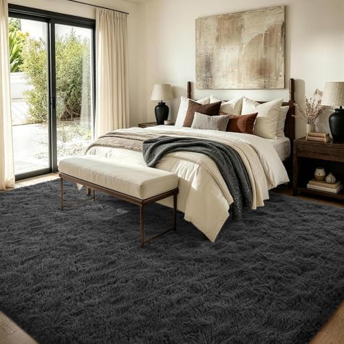 FinRèc Home 9x12 Non-Slip Fluffy Area Rugs - Image 4
