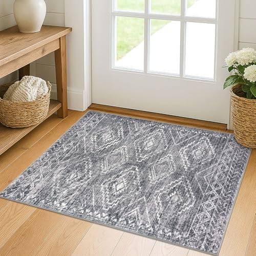 KILOCOCO Entryway Rug 2x3 Washable Indoor Door Mat Non Slip Small Rug by Kilococo