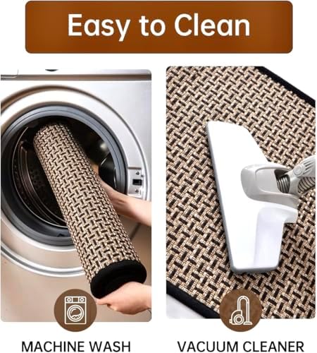 eqivei Kitchen Rugs Non Slip Washable 2-Piece Kitchen Mats - Image 6