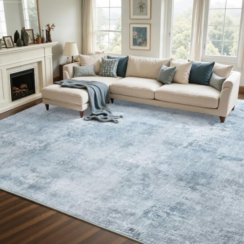 9x12 Ft Abstract Washable Area Rugs - Image 2