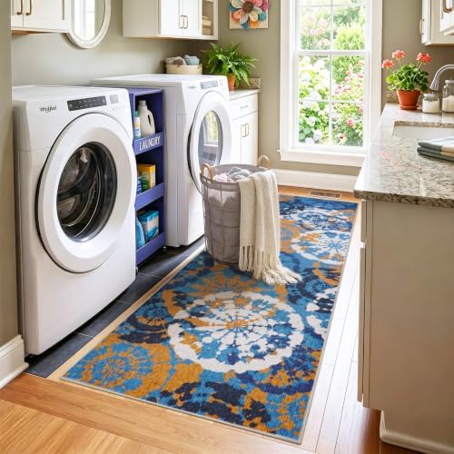 Washable 2x6 Runner Rugs for Hallway, Boho Runner Rug for Entryway - Image 3