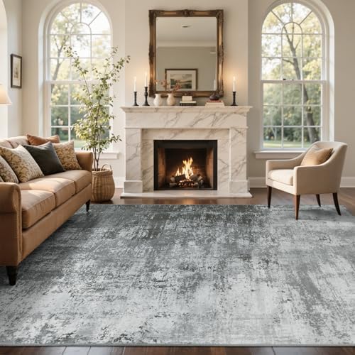 9x12 Ft Abstract Washable Area Rugs by Cuzwlovita