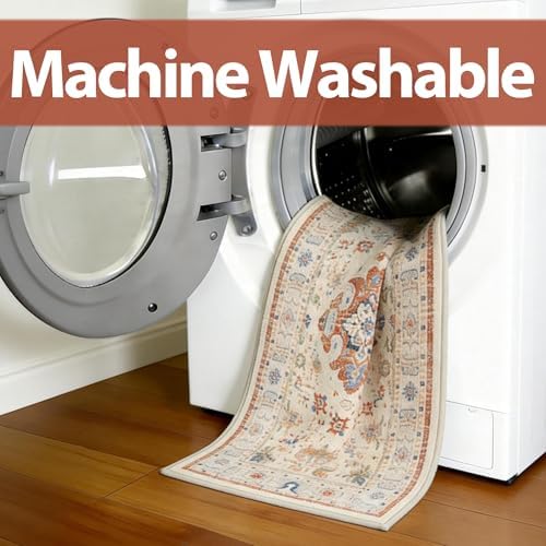 AREDO Runner Rug with Non Slip Rubber Backing 2' * 6', Washable Soft Floor - Image 5